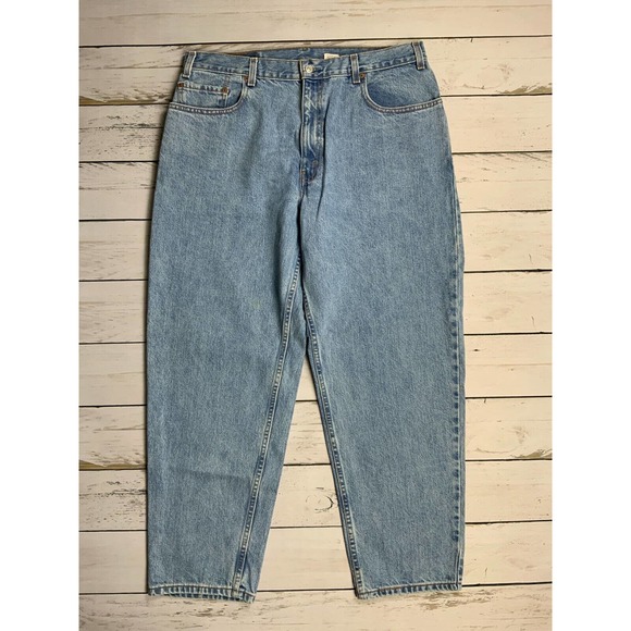 Vintage Levis 560 Jeans Mens 38 x 30 Blue Loose Baggy Relaxed Taper Denim Pants - Picture 5 of 11
